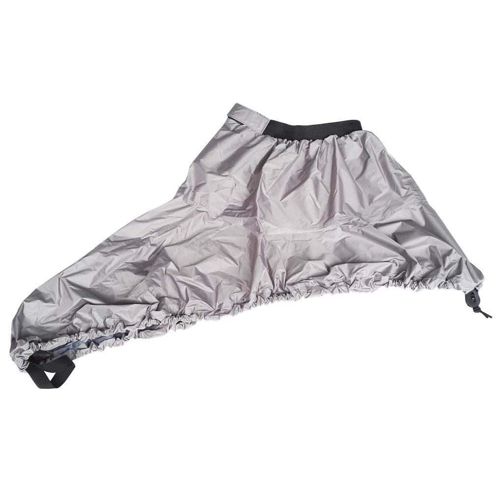 Uniwersalny regulowany kajak kajak marynarki morskiej łódź sprayneck spódnica pokrywa kokpitu S M L XL (kolor: L szary)