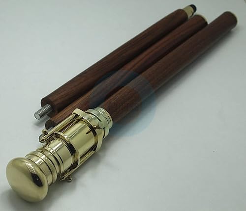 Miniatura 4 de Bastón de madera vikingo de latón macizo antiguo con todas las variantes (polaco)