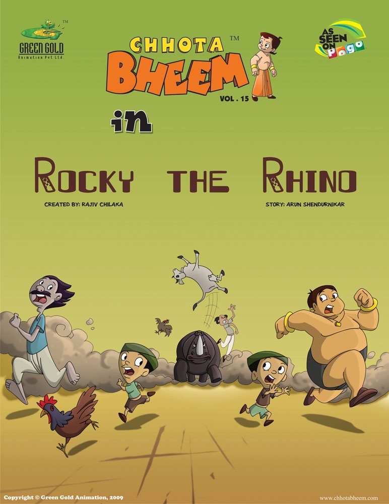 Chhota Bheem: Rocky The Rhino (Volume - 15) Paperback