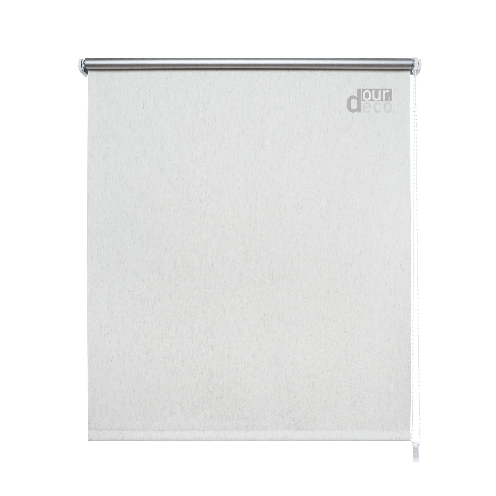 Rollo, Fenster Rollo, Kettenzug-Rollo / 182 x 180 cm (Breite x Höhe), leinen Silber/Thermo-Beschichtung, Verdunkelnd, Blickdicht/Breiten 60-200 cm/viele Farben