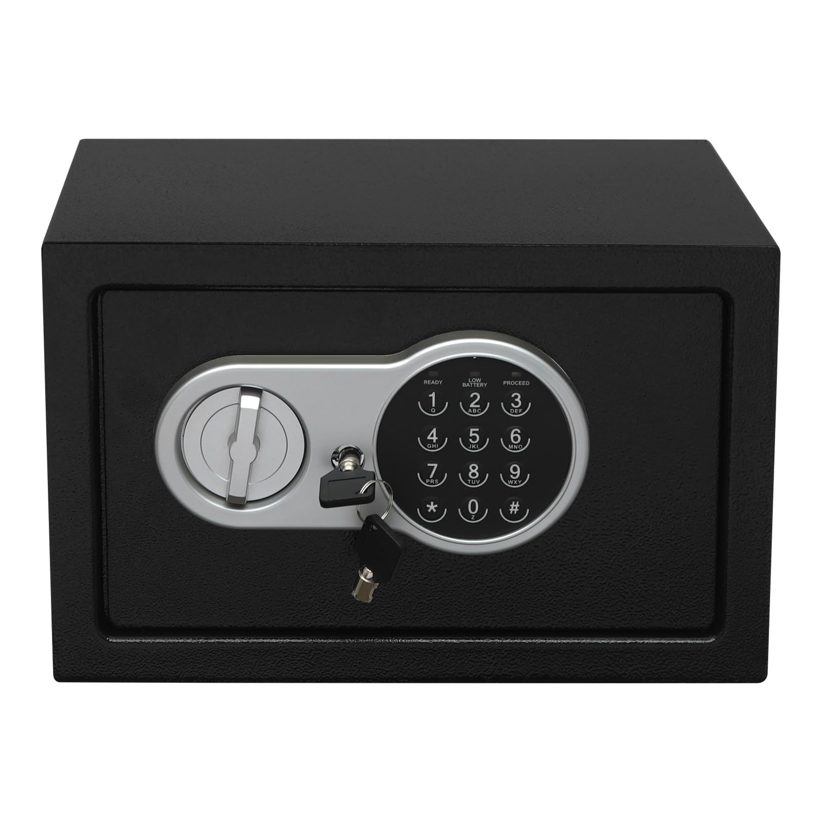 Cassaforte per mobili con serratura a combinazione e chiave di emergenza, cassaforte compatta per casa e ufficio, scatola di sicurezza elettronica per contanti, gioielli e documenti, cassaforte in
