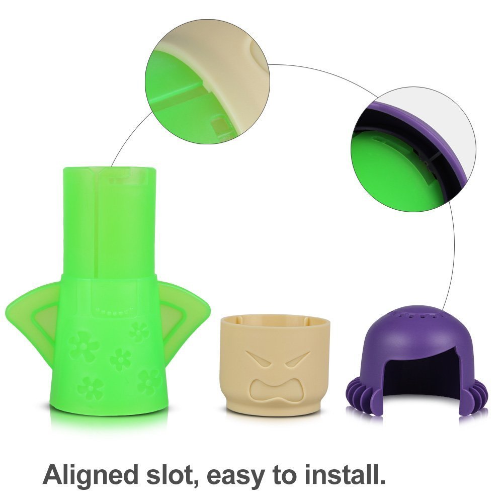 Accessoire Nettoyant Vapeur Pour Micro-ondes En Forme De Maman En Colère - Utilise Vinaigre Et Eau, Sans Produits Chimiques - Plastique Sans BPA, Lavable Au Lave-vaisselle