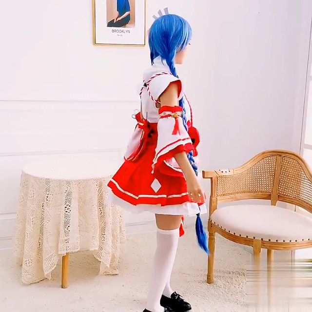 Amazon.co.jp: [Lady Lazy] [レディレイジー] 巫女 コスプレ 巫女服