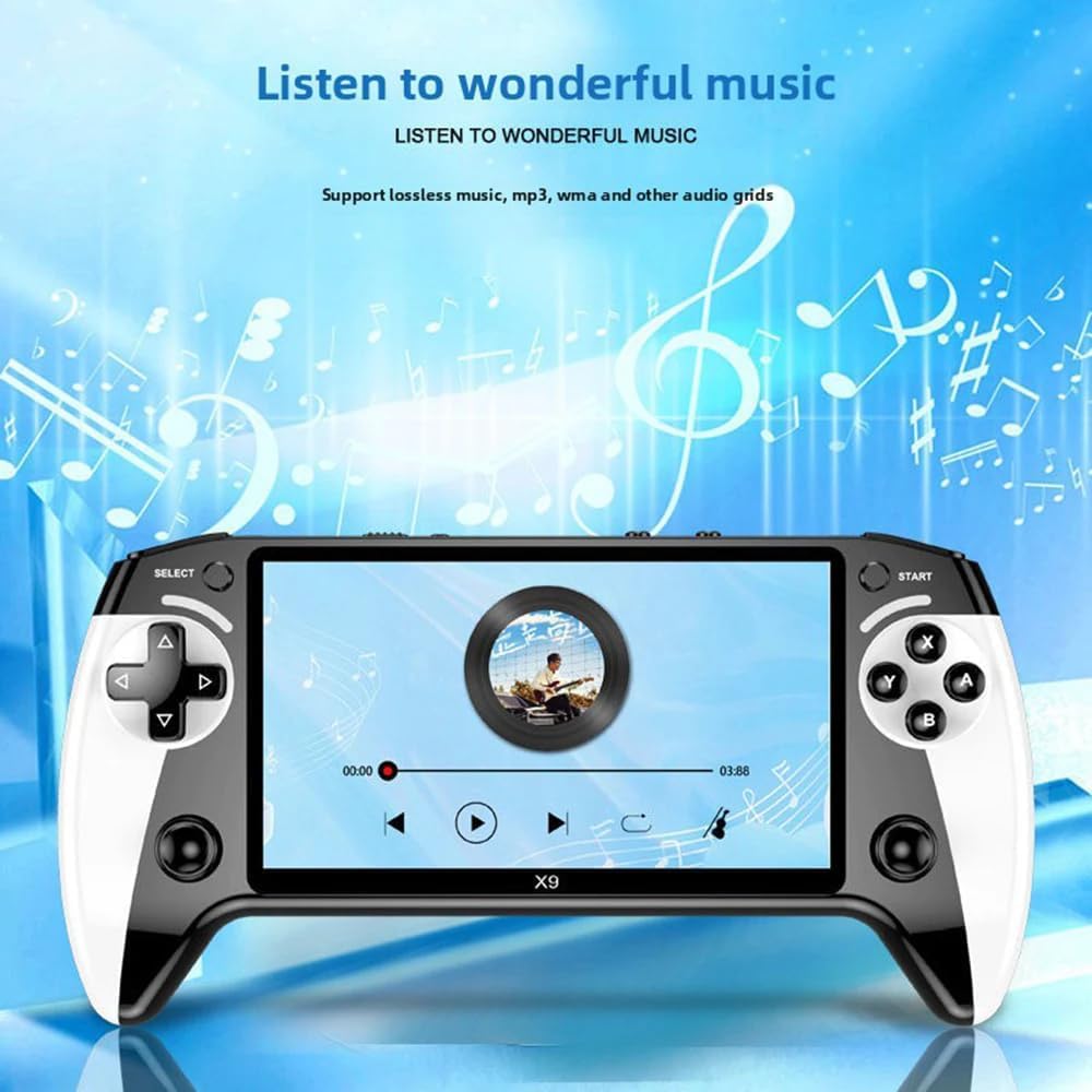 Console de Jeu Portable X9 - Jeux préinstallés + Carte Mémoire 32 Go Console de Jeu Portable X9 - Jeux préinstallés + Carte Mémoire 32 Go