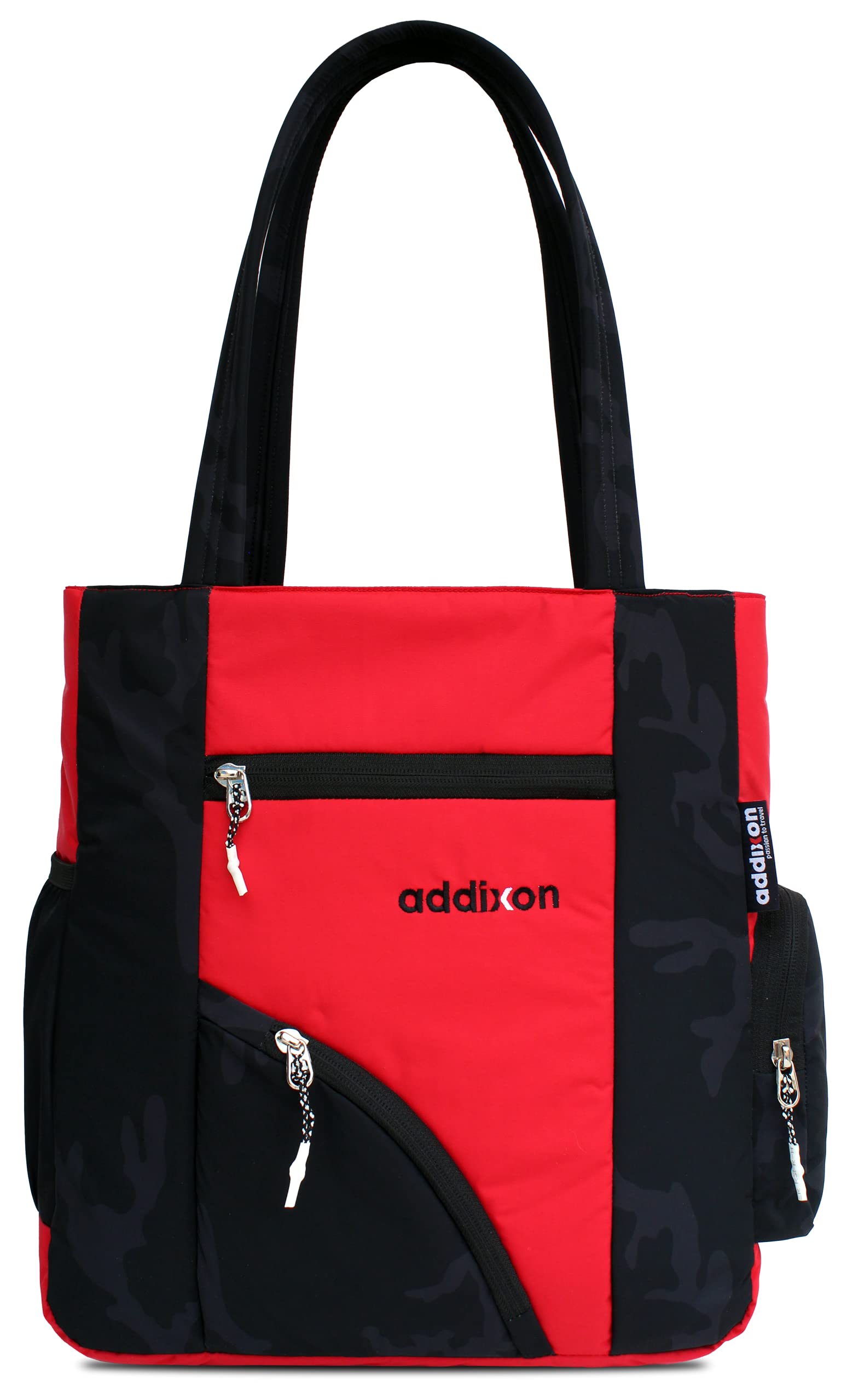 Addixon spacious handbag for women, Medium Handbag for Women - 10L Capacity Stylish and Functional Womens Handbag - Black, Red (B097BVB2H3) Amazon Price History, Amazon Price Tracker