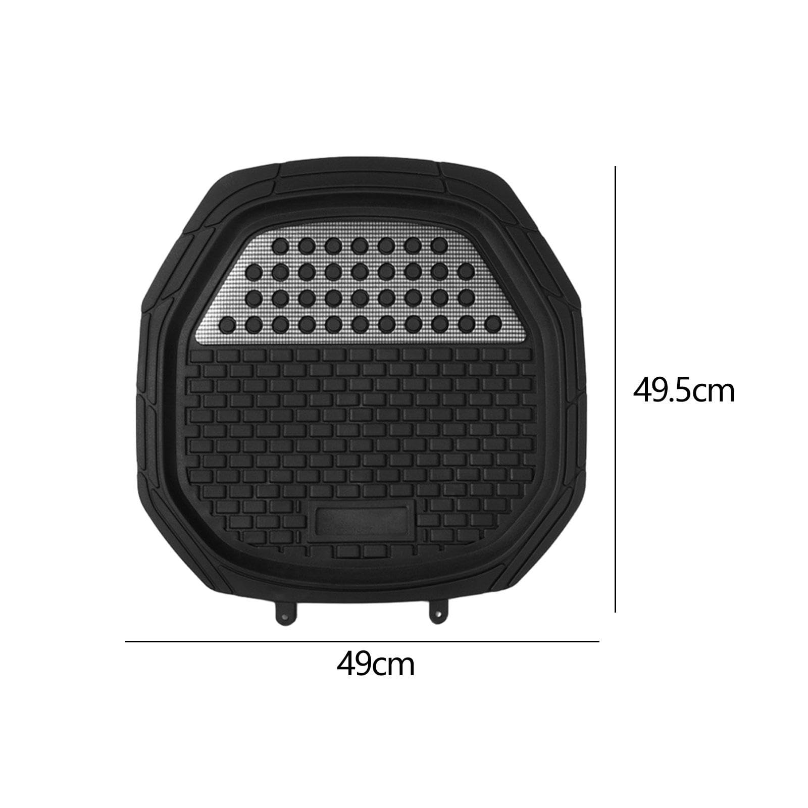 Car Floor Mat Weather Protection Anti Slip Waterproof PVC Trimmable Universal Car Carpet Mat for Van Trucks Sedans — view 4