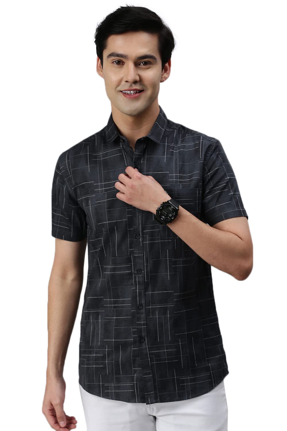 CP BRO Men's Slim Fit Shirt