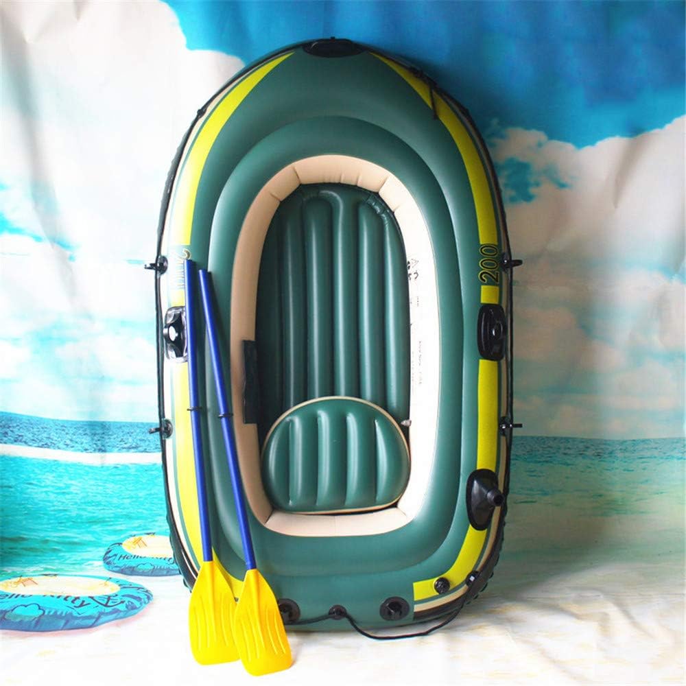JHKGY Gommone,Zattere Gonfiabili,Canoa Kayak Gonfiabile,Rafting Barca da Pesca Kayak Dinghy,con Pompa Ad Aria del Remo,per Piscina All’aperto alla Deriva sulla Spiaggia JHKGY Gommone,Zattere Gonfiabili,Canoa Kayak Gonfiabile,Rafting Barca da Pesca Kayak Dinghy,con Pompa Ad Aria del Remo,per Piscina All’aperto alla Deriva sulla Spiaggia