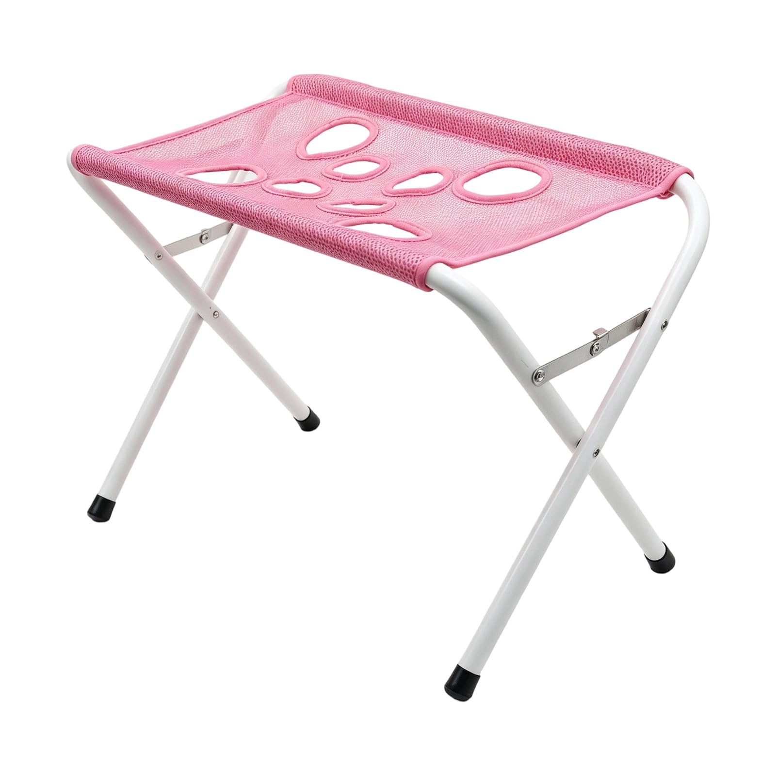 Portable Pet Bathing Stand Foldable Mesh Dog Cat Grooming Table, Elevated Pet Wash Station for Indoor Household Use
