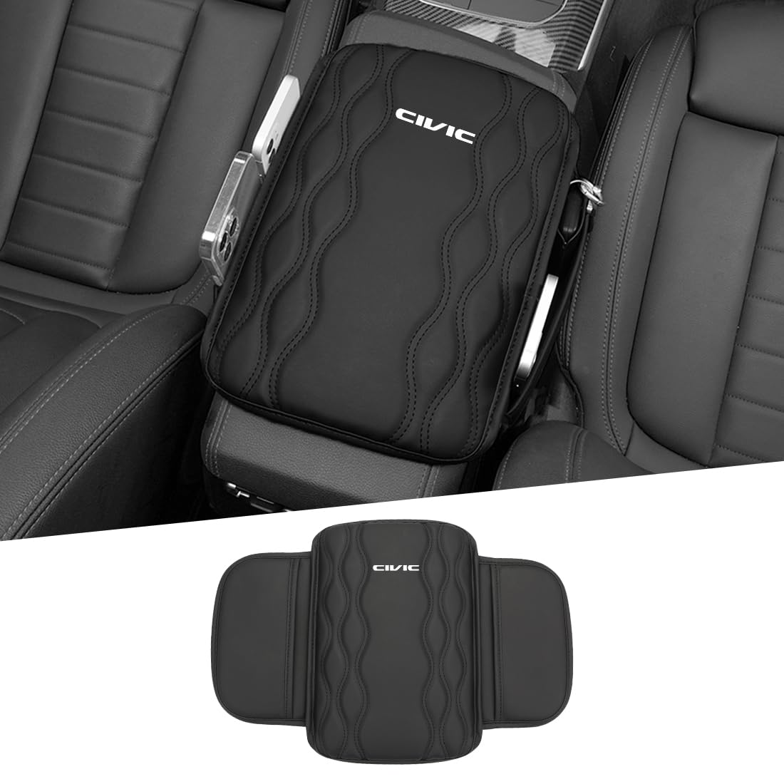 Amazon.co.jp: シビック 適用 アームレストカバー 車 肘置き CIVIC FL