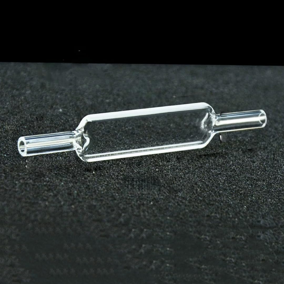 Cubeta de celda de flujo de cuarzo, longitud de trayectoria de 1mm, cámara de muestra tubular de 0,35ml, 76mm, 1 unidad(Dual-Path 5mm)