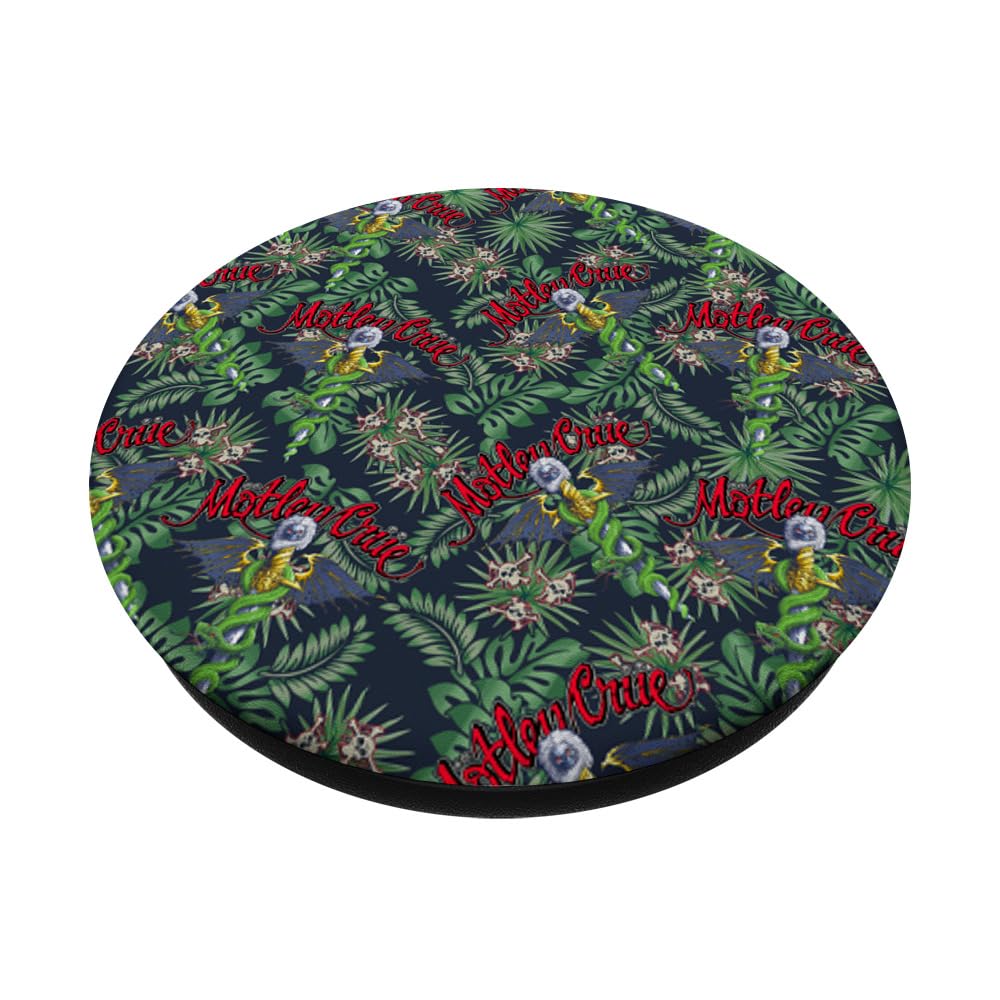 Mötley Crüe Dr. Feelgood Hawaiin AOP PopSockets Adhesive PopGrip, Black - Image 2