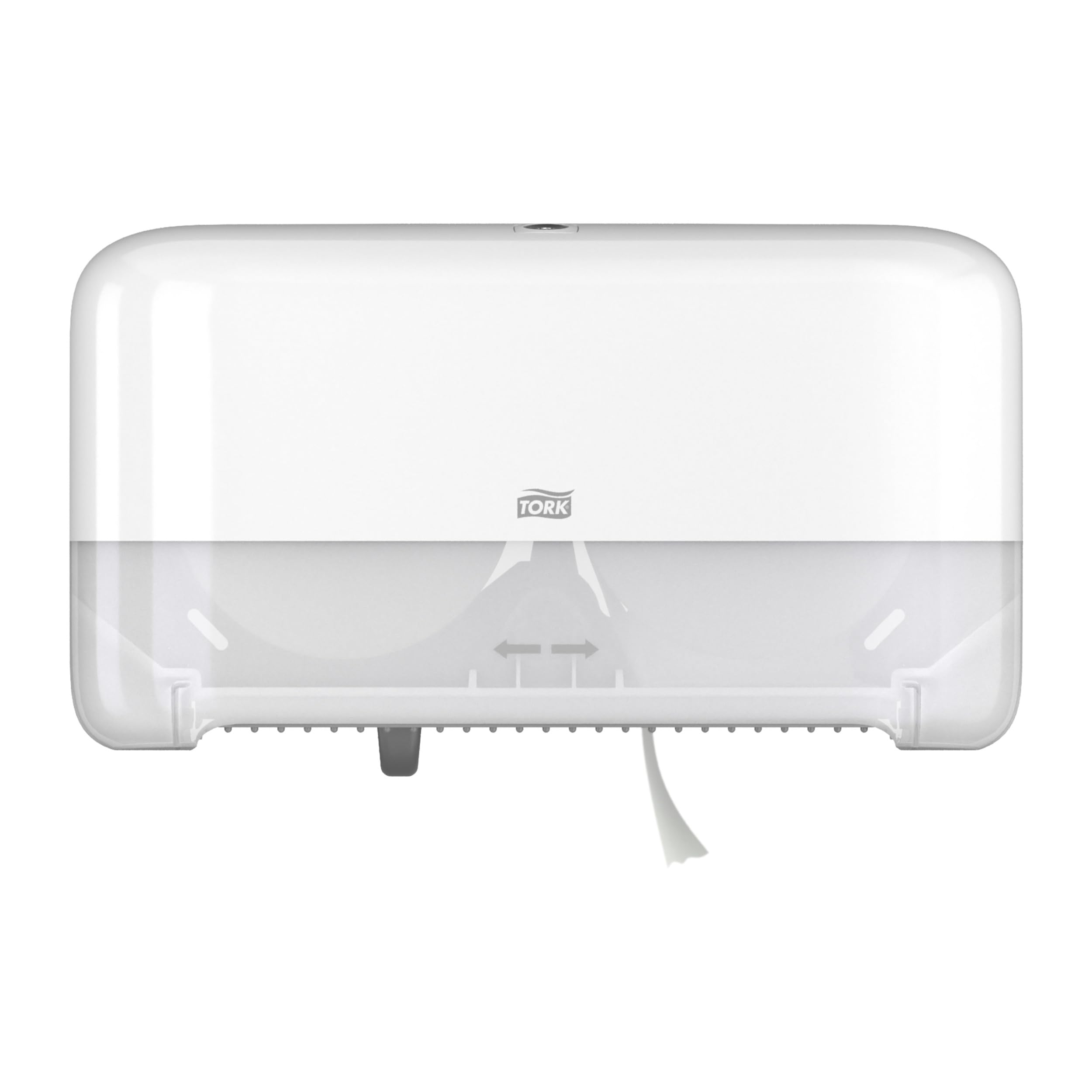 Tork Black Optiserve Coreless 2-Roll Toilet Roll Dispenser 558068