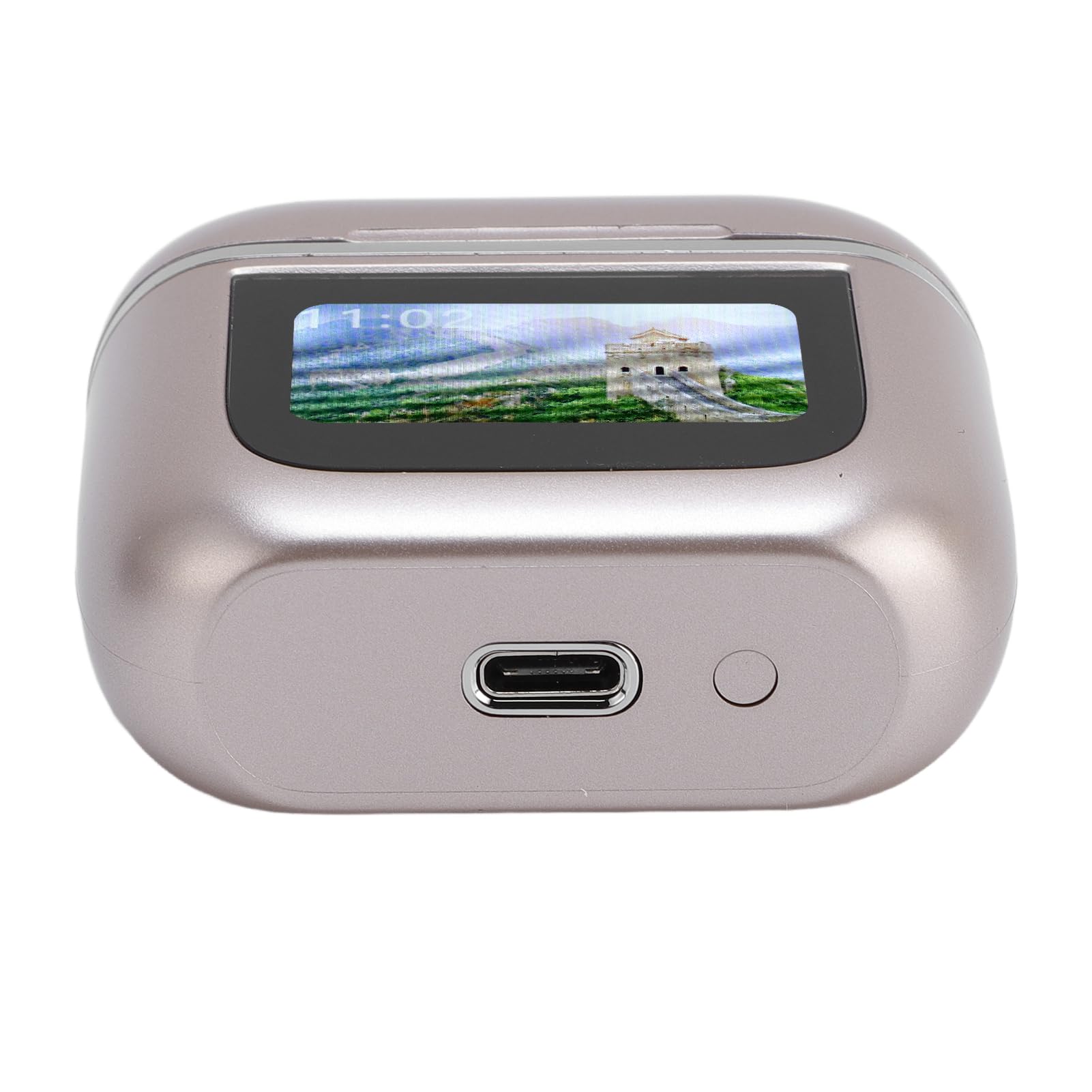 Generic Traduttore di Lingue Auricolari Bluetooth 144 Lingue Dispositivo di Traduzione Online Auricolari ANC Touchscreen per Viaggiatori D'affari (GOLD)