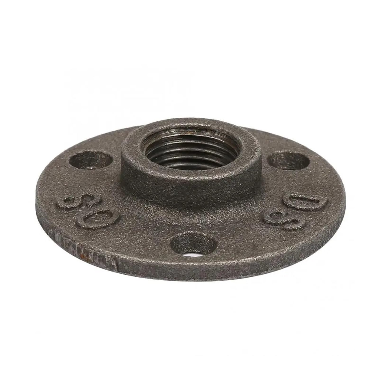 10 piezas de base tubo brida DN15 65 mm 3 orificios, accesorios fundición piso 1/2 pulg(Cast Iron)
