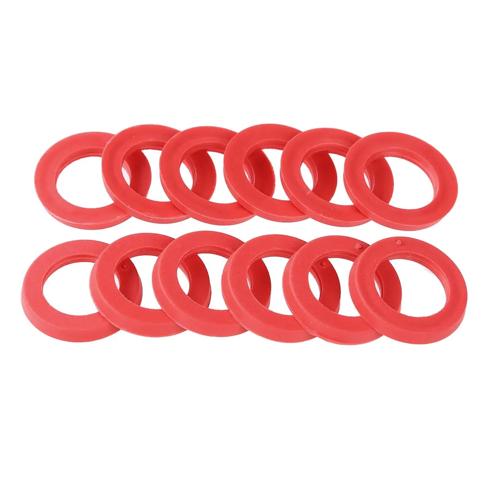 Juego de juntas rojas de 100 y 3/4 pulgadas, arandelas de manguera de jardín, arandela de sellado de goma reutilizable, grifo de agua for baño, tubería de ducha, juntas tóricas de mar