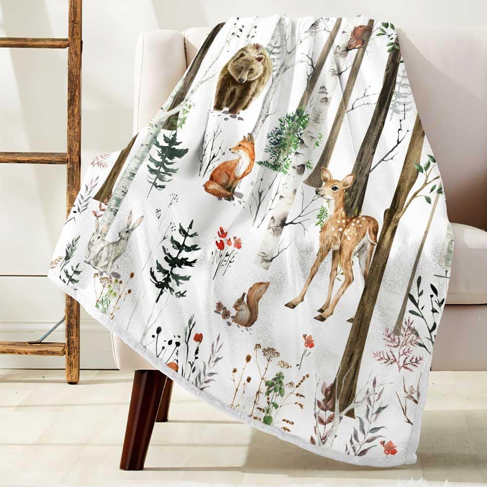 Camper Throw Blanket, Happy Camper Throw Blanket, RV Throw Blanket All Season Warm Blankets Soft Flannel Throws Blanket for Sofa Couch, Rustic Trailer Camper Throw Blanket, 60X90inches, Black