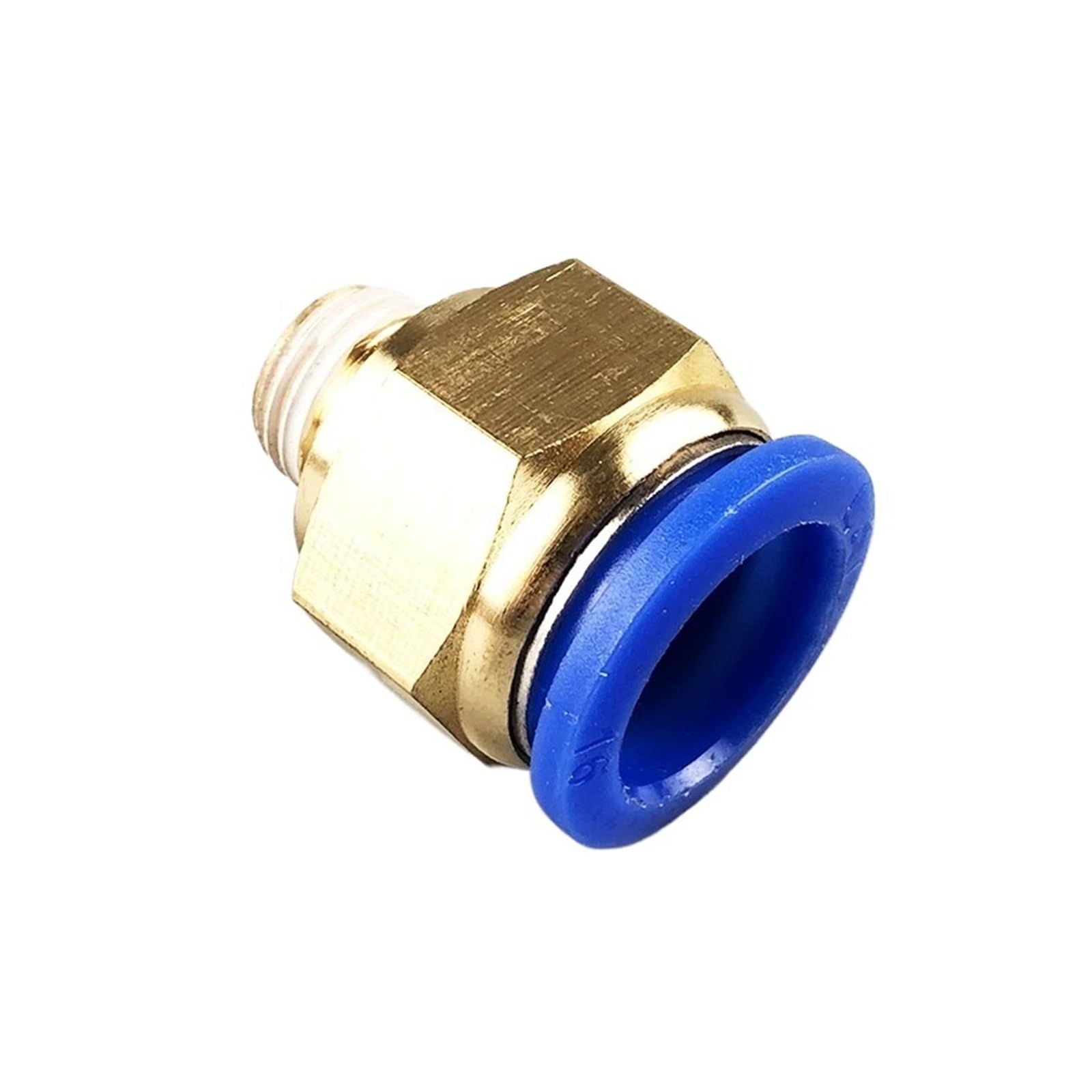BALYDLUL 20PCS Pneumatic Air Connector Fitting PC 4mm 6mm 8mm 10mm 12mm Thread 1/8" 1/4" 3/8" 1/2" Hose Fittings Pipe Connectors(PC6-M5)