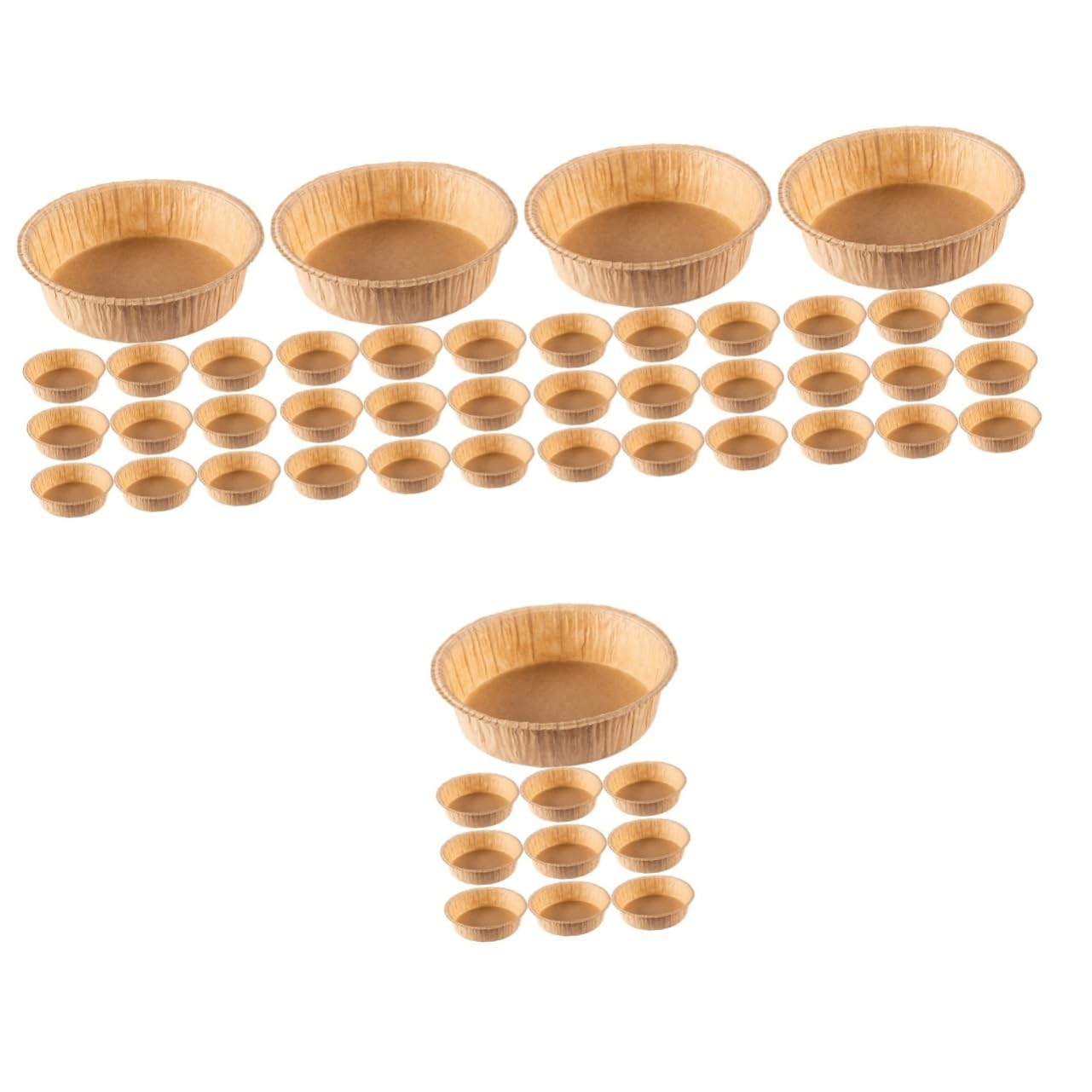 BESTonZON 50pièces Moules à Gâteau Papier Jetables Résistants Chaleur Pratiques Et Antiadhésifs Pour Gâteaux Maison Pour Éviter Le Nettoyage
