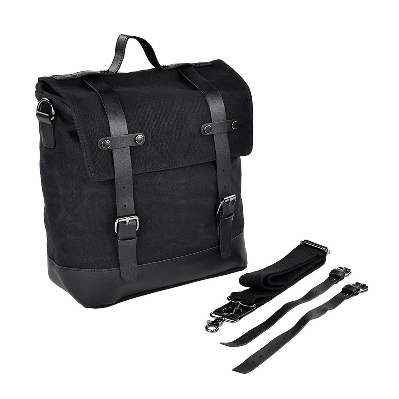 Rear Rack Tail Box Motorcycle Large-Capacity Waterproof Riding and Touring Tool Bag/Saddle Bag for Sportster Softail Dyna Cruiser(Style 2)