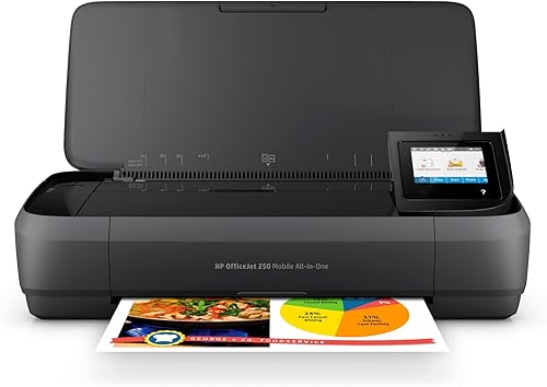 Impresora móvil todo en uno HP Officejet 250 cz992a Negro