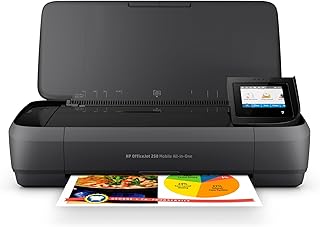 HP OfficeJet 250 Mobile, Bluetooth, Wireless, up to 20PPM, A4 Printer, Portable Small Office/Home Office Color Printer, Bl...