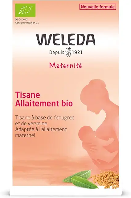 Tisane Allaitement Bio Weleda - Favorise la Lactation Naturelle - 20 Sachets
