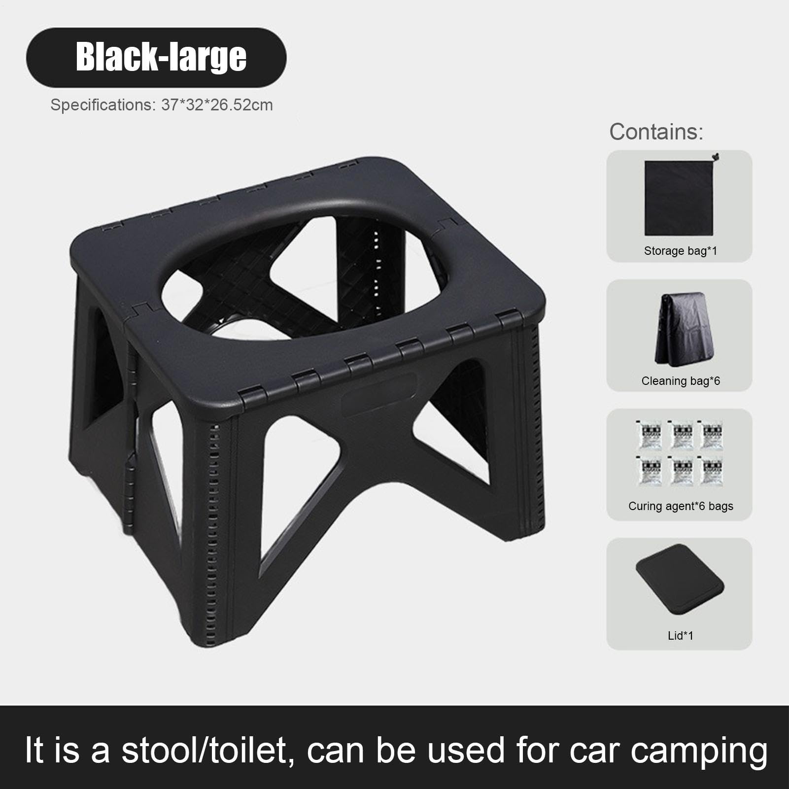 Seggiolino WC Da Campeggio Sgabello Panca Vasino