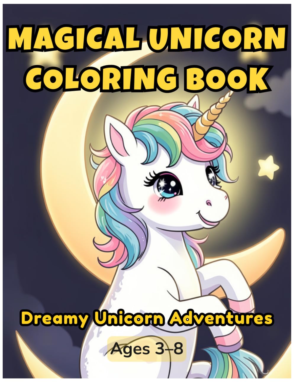 Magical Unicorn Coloring Book: Dreamy Unicorn Adventures