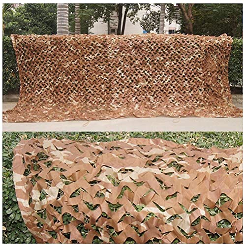 Filet de camouflage pour terrasse et ombrage de jardin couleur désert