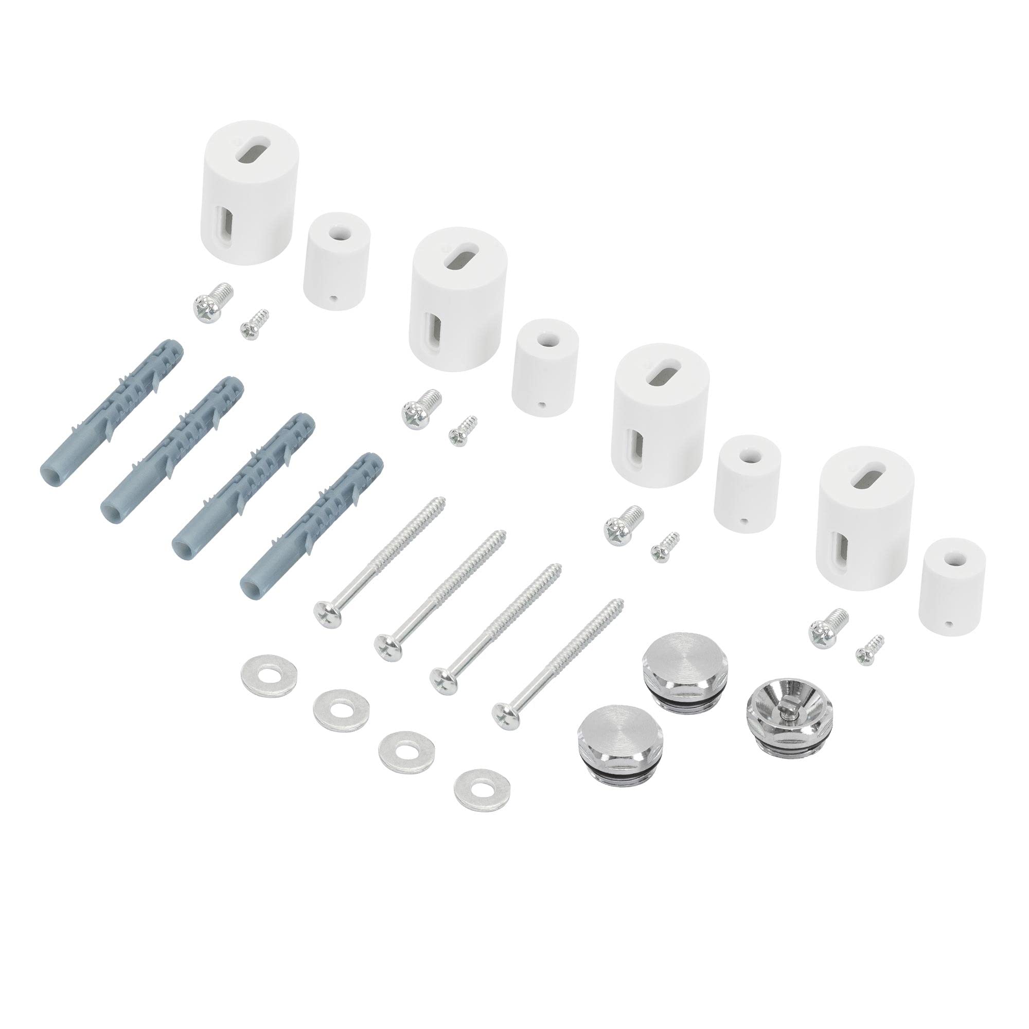 ECD Germany Radiatore da Bagno a Pannello Iron EM Design Elettrico 600W Scaldasalviette - 500 x 1000 mm - Bianco - Radiatore Elettrico 600W Scaldasalviette Asciugabiancheria 500x1000 mm