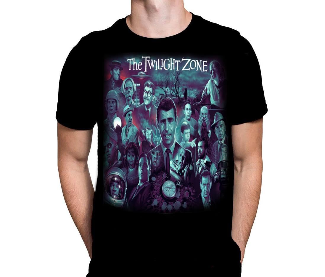 WSH - Twilight Zone - Sci-Fi Pyscho Film Fan Merchandise Men's Black T-Shirt