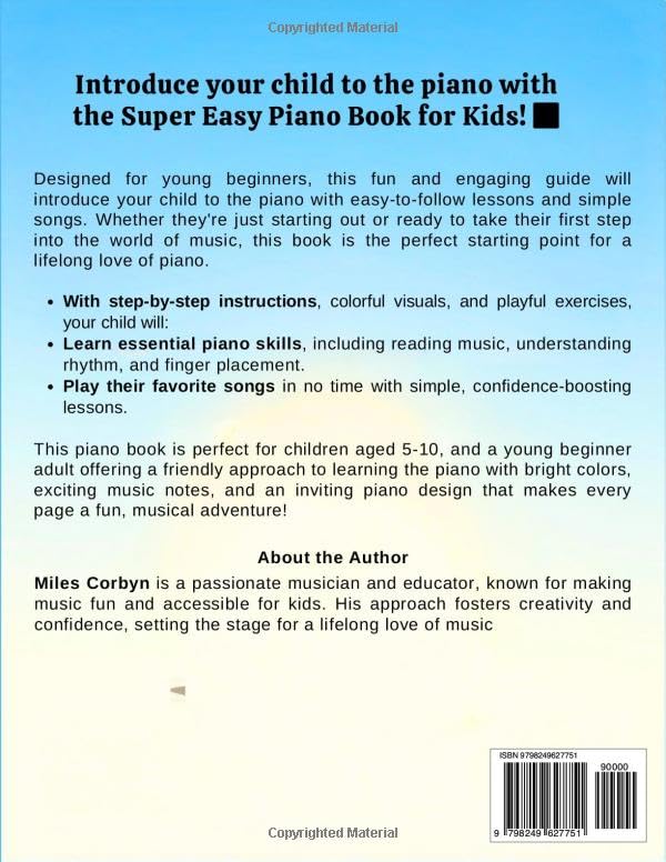 Super Easy Piano Book for Kids: Step-by Step Lessons and Simple Songs to Help Young Beginners Play with Confidence (Super Easy Piano for kids Book 1) image 3