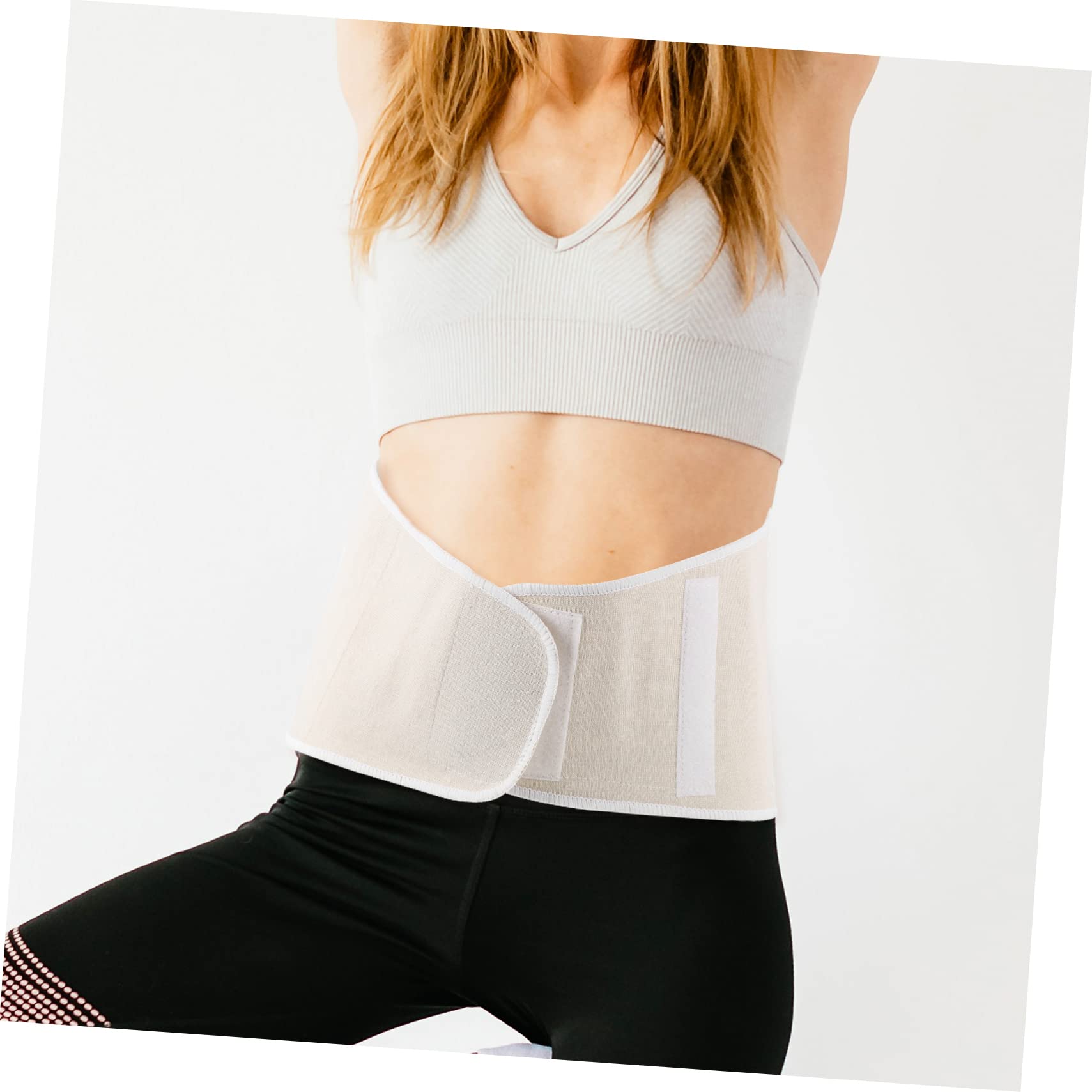 SHERCHPRY Warm Waist Support Belt for Winter Comfortable Elastic Lumbar Wrap for Relief Breathable Waist Band for Women for Under Clothes Use