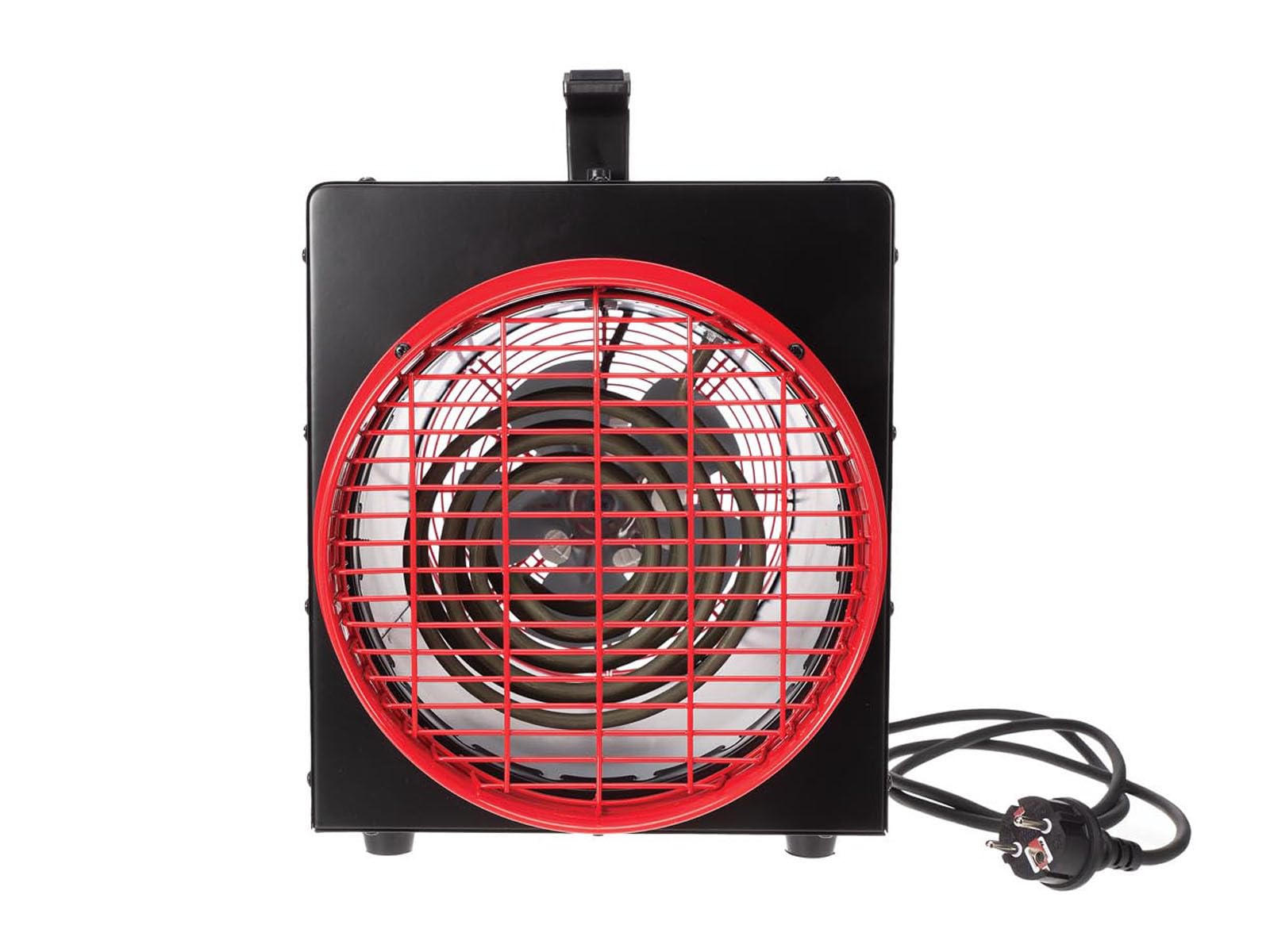 Perel - Radiador ventilador, 3300 W, con termostato y manguera de aire, calefacción eléctrica de taller