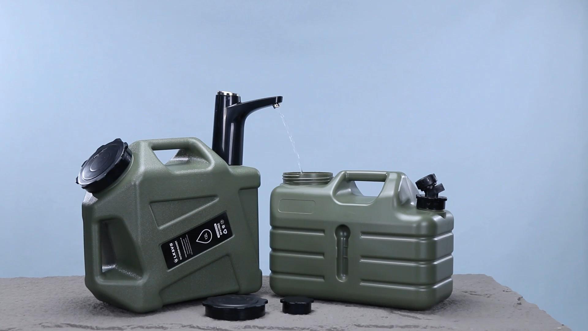 Amazon.co.jp: k-outdoor ウォータータンク 電動ポンプ付き 12L USB
