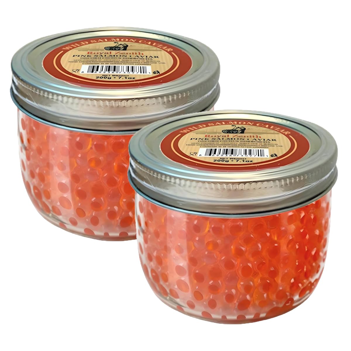 Royal Zenith Red Salmon Caviar 100g/ 3.5 oz - Set of 2