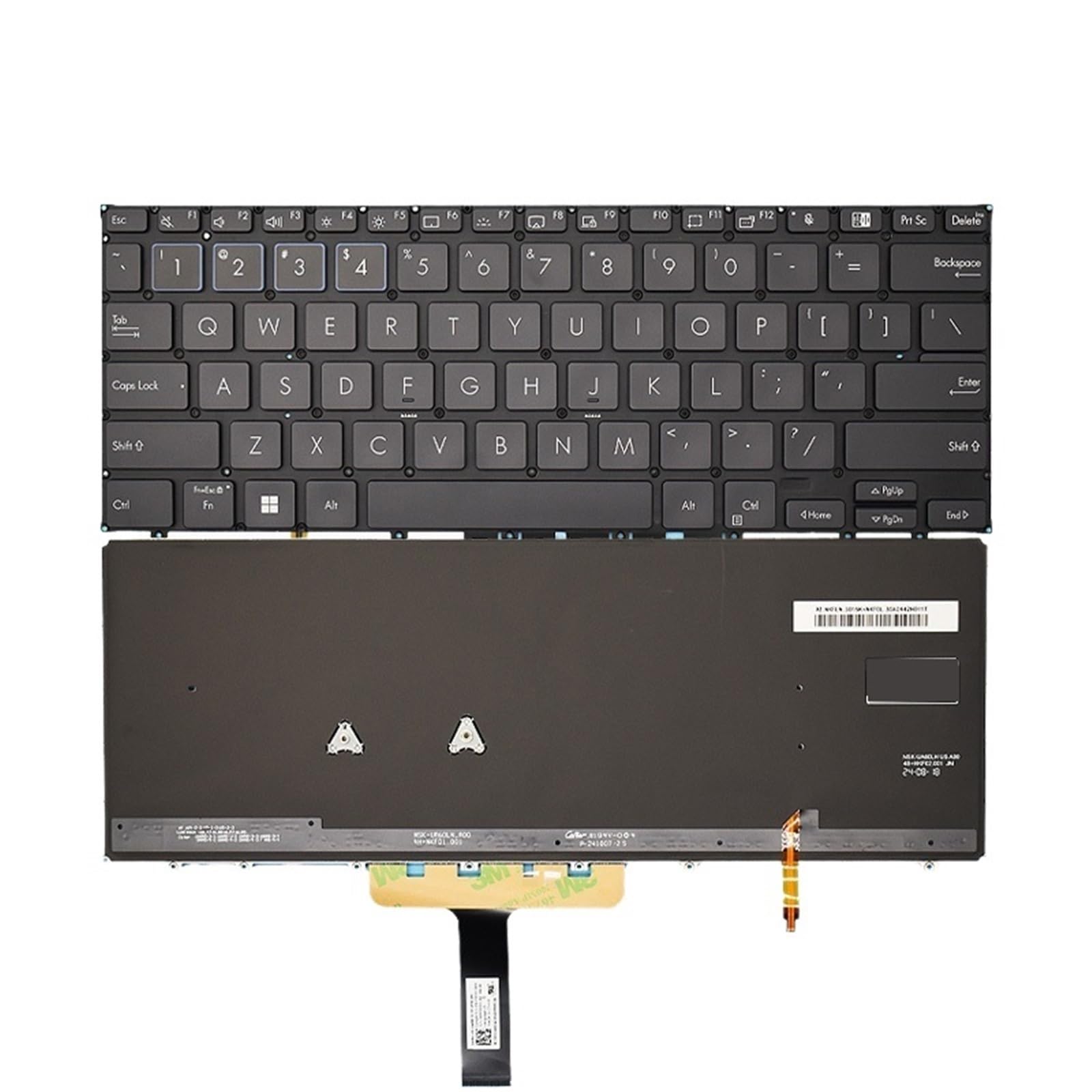 Clavier Russe-Espagnol pour Asus ExpertBook B5402 original rétroéclairé - 3