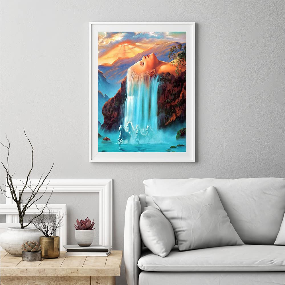 DCIDBEI (30 x 30 cm DIY 5D Rotondo Diamond Painting Farfalla