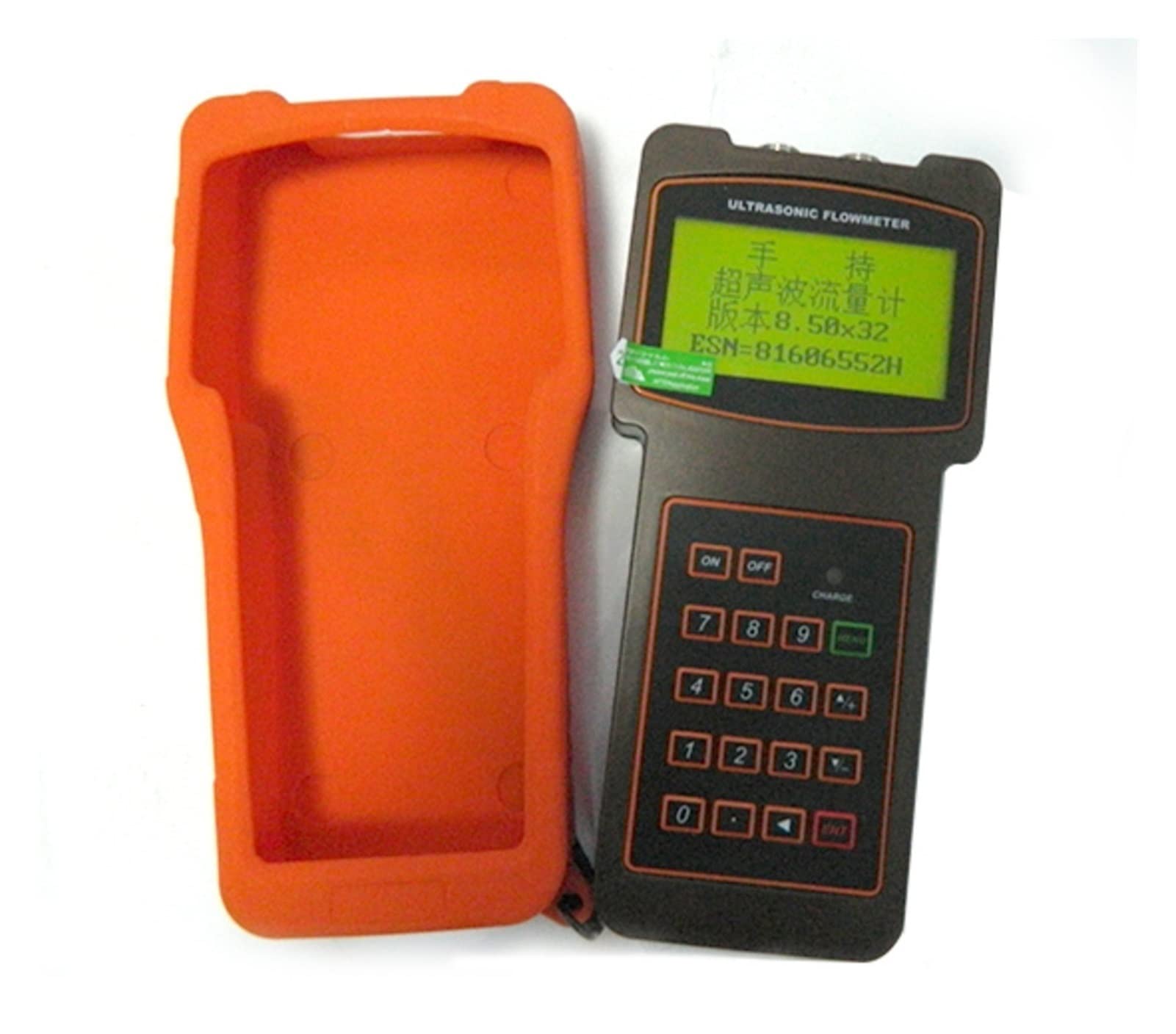 Caudalímetro Ultrasónico, Medidor de Flujo de líquido ultrasónico Digital portátil TUF-2000H con transductor estándar TM-1 Rango de medición DN50-700mm