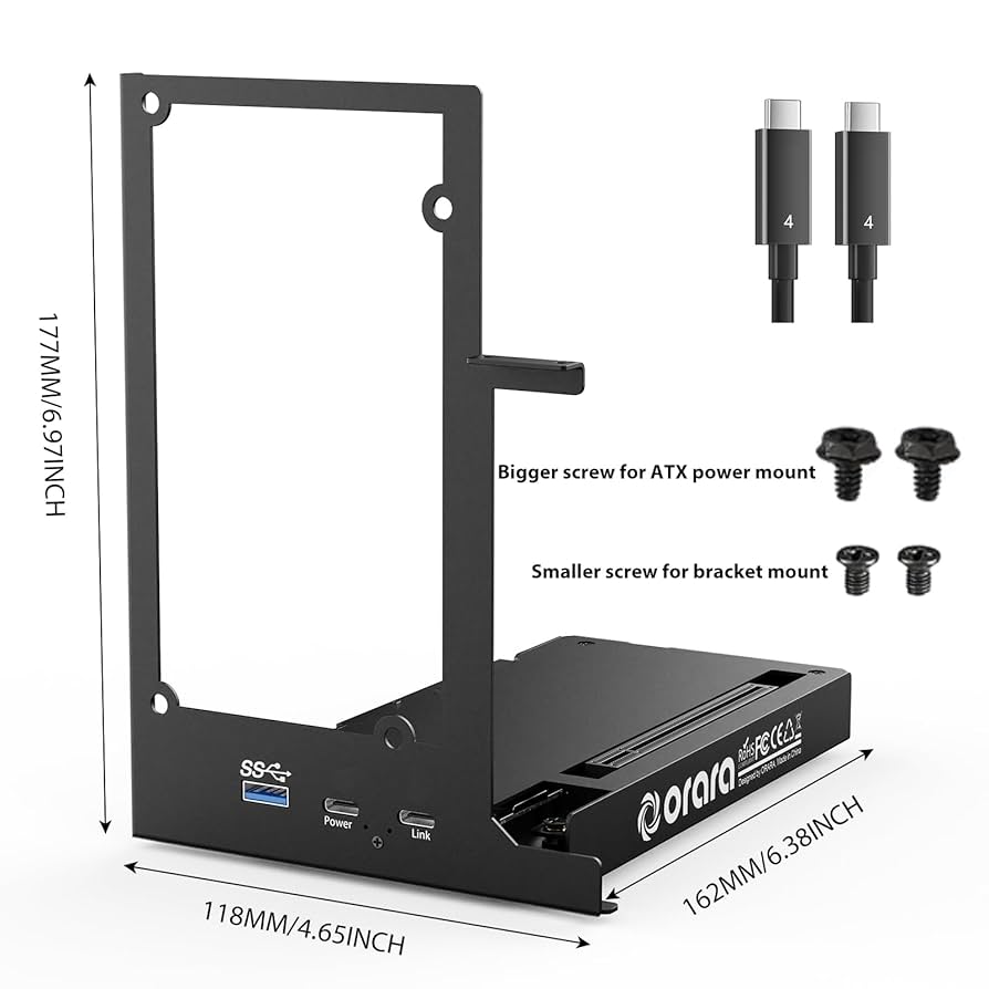 拡張カード TH3P4G4 Thunderbolt External GPU Dock Thunderbolt 3/4 USB 4 eGPU Dock Support Up To RTX4090 and