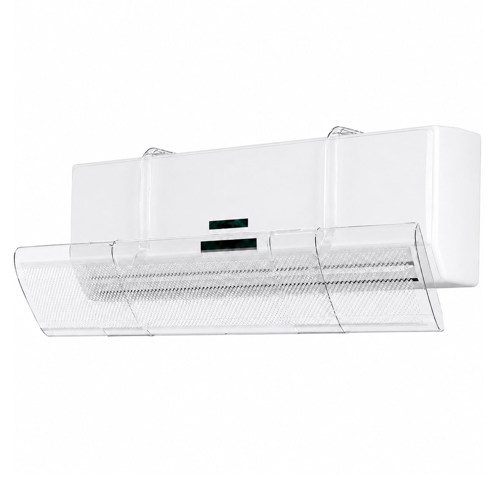WAMJ AQDY Retractable Air Conditioner Deflector for Wall-Mounted AC Units, Adjustable PET AC Vent Deflector, Universal Fit Hook-On Airflow Redirector