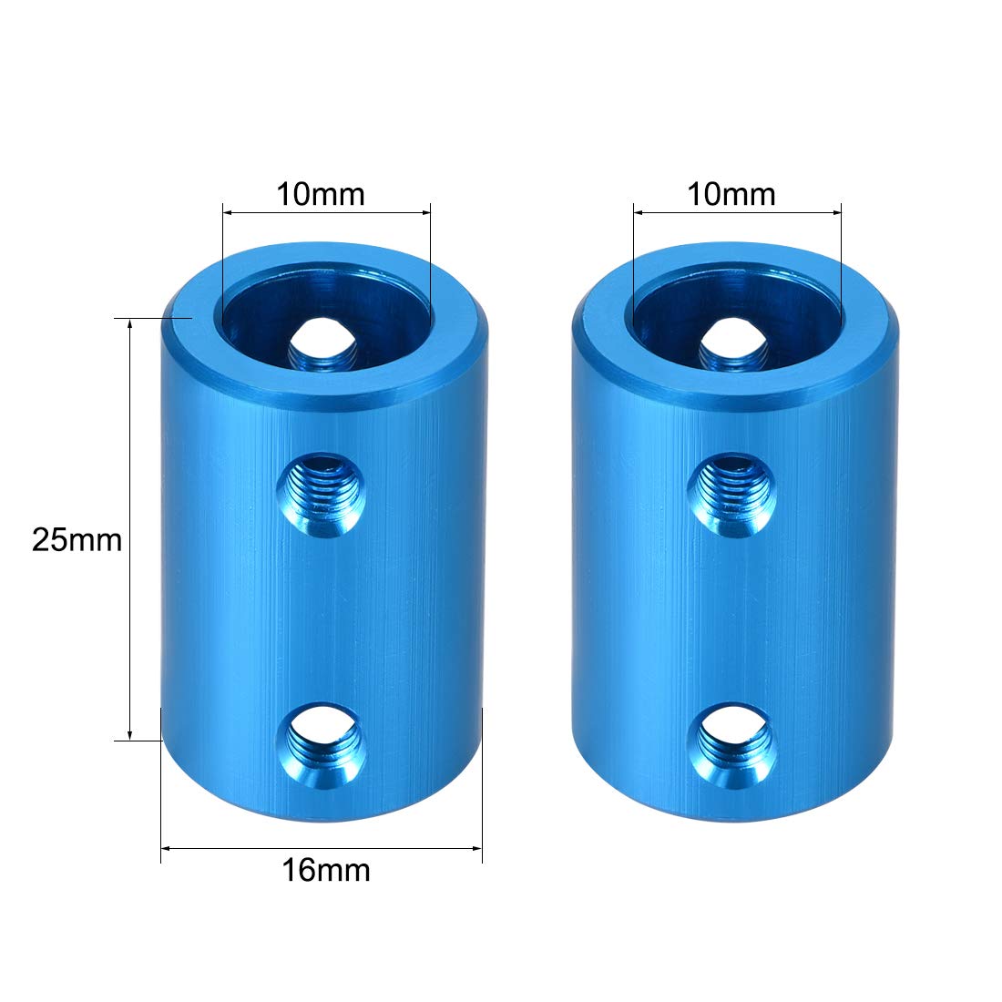 Amazon.com: uxcell 10mm to 10mm Bore Rigid Coupling Set Screw