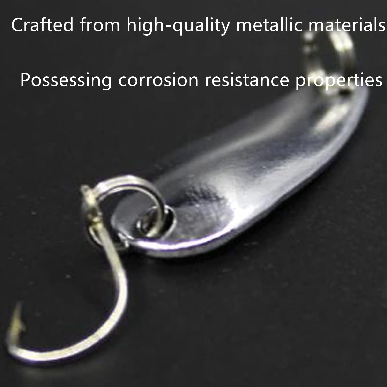 12 cucharas de pesca, señuelo duro, micro cuchara, señuelos de trucha, señuelos de lubina, cebos giratorios de metal duro para trucha de salmón, lubina, 2.5 g