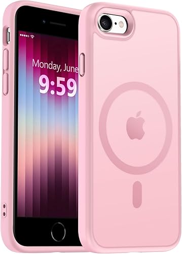 Vista 384 de MOCCA - Funda magnética resistente para iPhone 11 de 6.1 pulgadas, compatible con MagSafe, protector de pantalla de vidrio + protector de lente