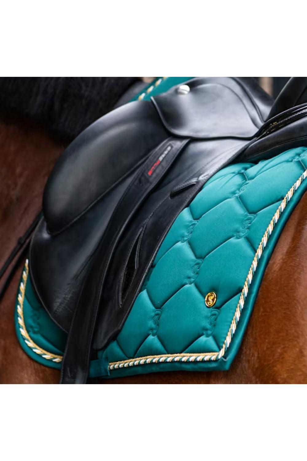 PS of Sweden Tapis de selle de dressage Signature 2022 - Blanc