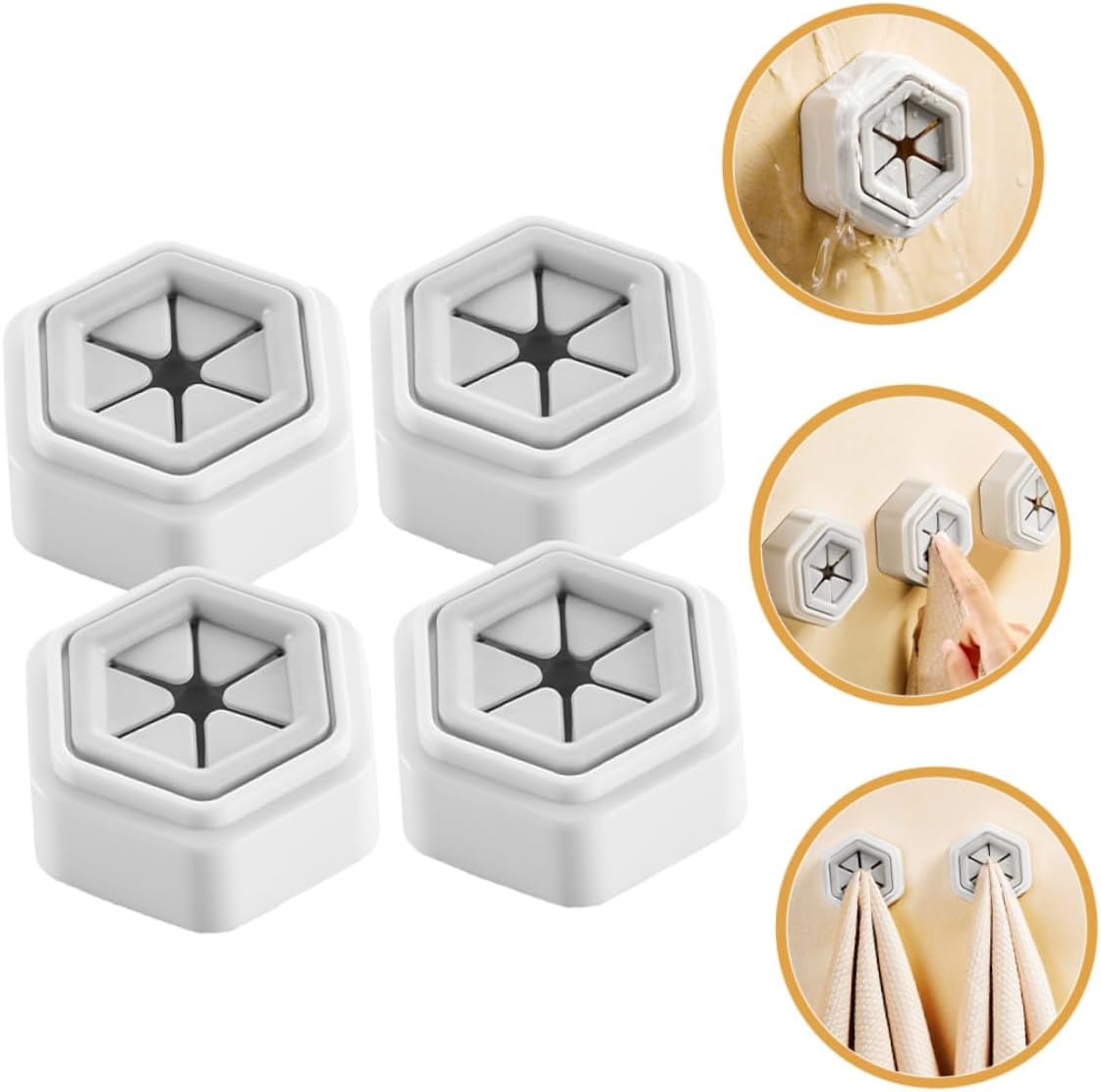 SOLUSTRE 20pcs Bathroom Towel Holder Hand Towel Holder for Bathroom Wall Mount Hooks Adhesive Hooks Kitchen