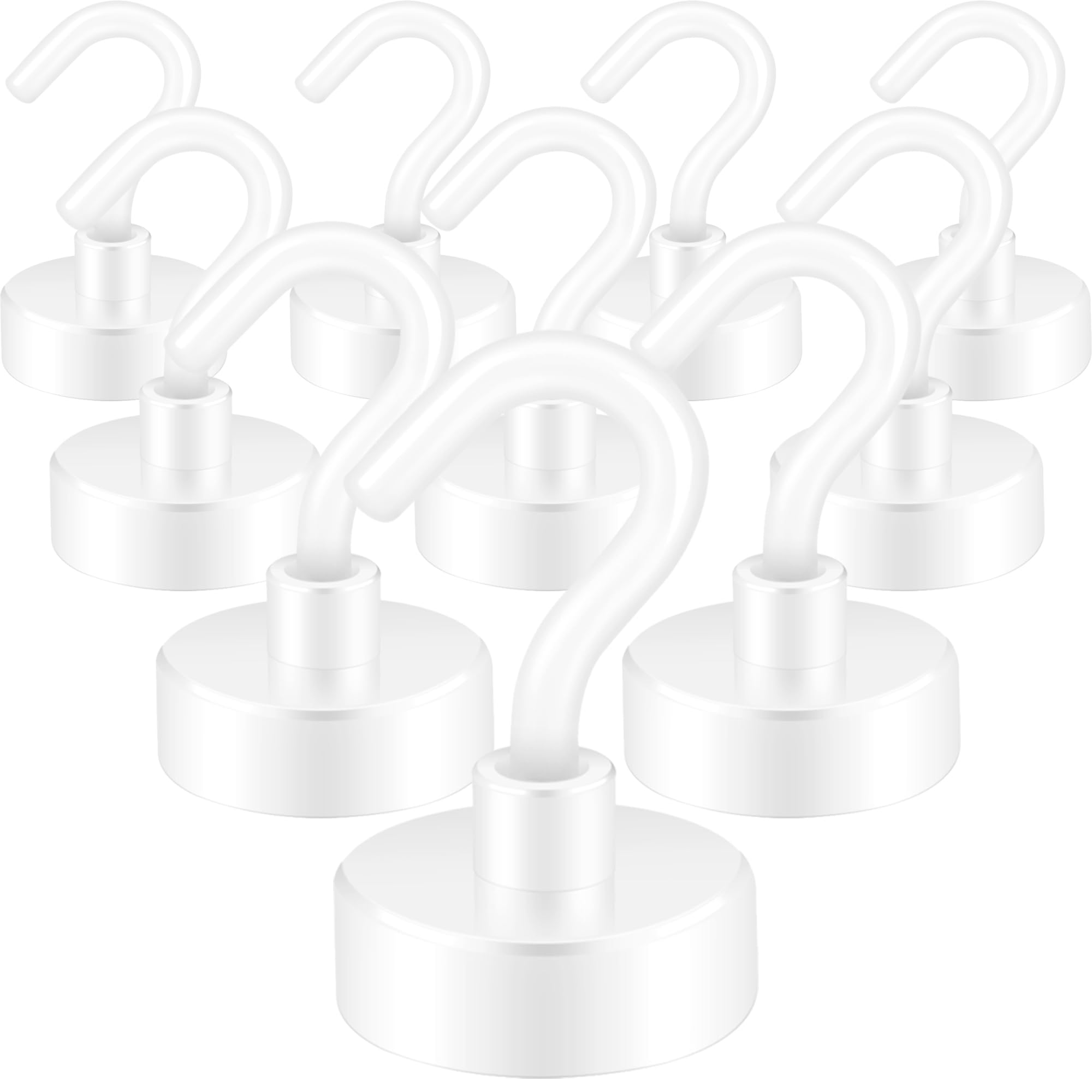 Neosmuk Magnetic Hooks, Heavy Duty 40lb+ Strong Magnet Hook for Cruise Cabins, Cruise Ship Essentials for Hanging, Metal Wall Refrigerator Hangers (