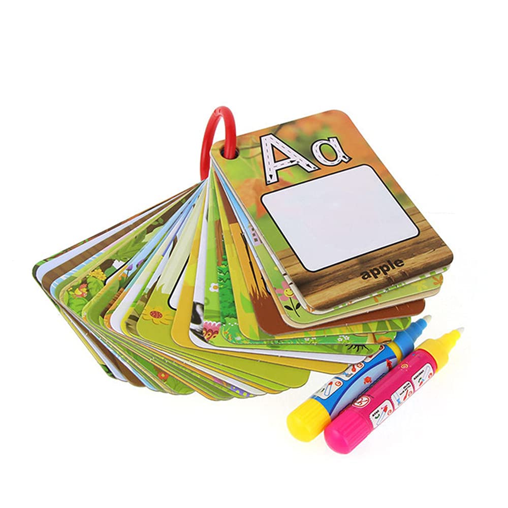 MUMOO BEARA-Z 26 Alphabet Water Cards, Children Drawing Card For Kids Educational Toys For Travel