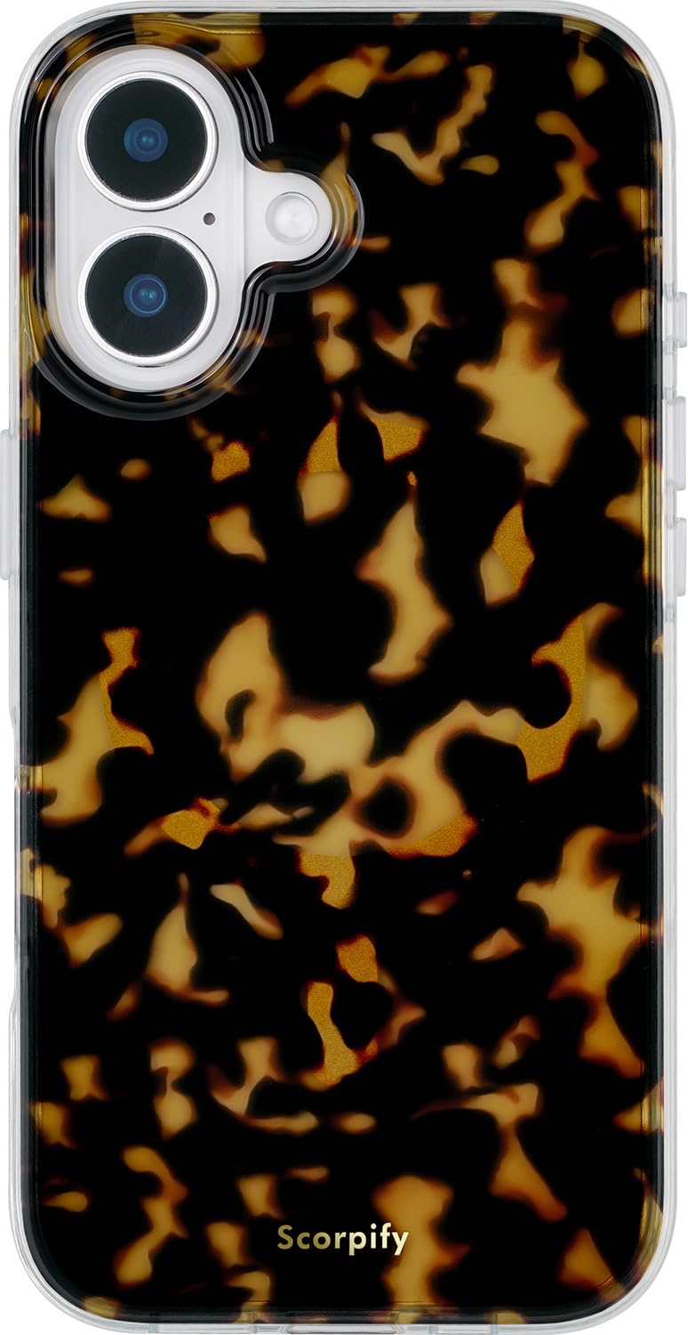 Coque magnétique iPhone 16 Plus antichoc et jolie coque marron